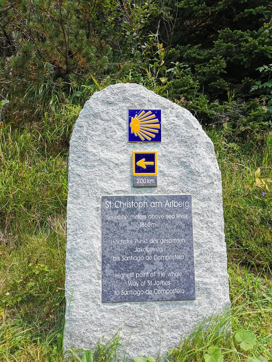 1860m üM – Jakobsweg am Arlberg